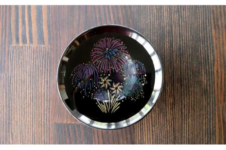 【美濃焼】温度で変化する酒器 平盃ペアセット 『冷感花火』【丸モ高木陶器】食器 おしゃれ   [TBA008]