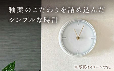 陶磁器製掛け時計 GLAZED CLOCK 『メタル釉』【杉浦製陶】 インテリア 雑貨 おしゃれ [TAO018]