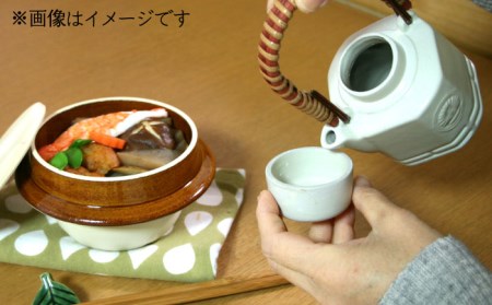 美濃焼】高田焼 駅弁 容器 セット (白色) 針金つる【まる忠