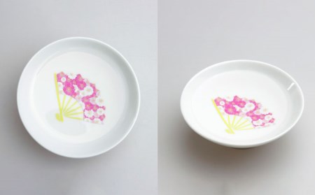 【美濃焼】 温度で変化する 酒器  白 平盃 3個セット  『和柄』 【丸モ高木陶器】 [TBA122]