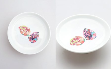 【美濃焼】 温度で変化する 酒器  白 平盃 3個セット  『和柄』 【丸モ高木陶器】 [TBA122]