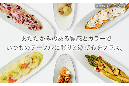 【美濃焼】DAENZARA -楕円皿- M ホワイト【3RD CERAMICS】[TDE013]