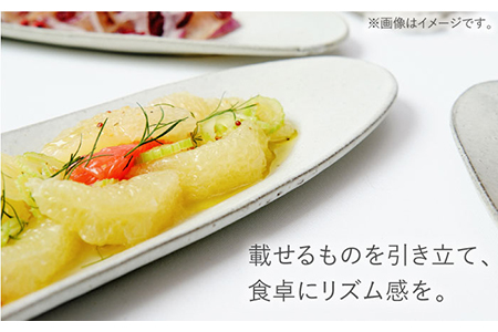 【美濃焼】DAENZARA -楕円皿- M ホワイト【3RD CERAMICS】[TDE013]