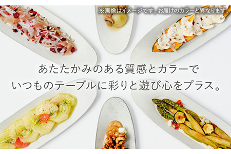 【美濃焼】DAENZARA -楕円皿- M インディゴ【3RD CERAMICS】[TDE016]