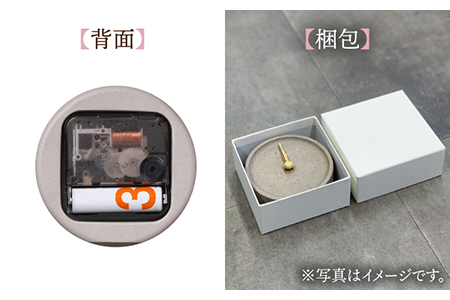 【美濃焼】タイルの手作り時計 Colon:natural さくら 置き時計 【杉浦製陶】[TAO033]