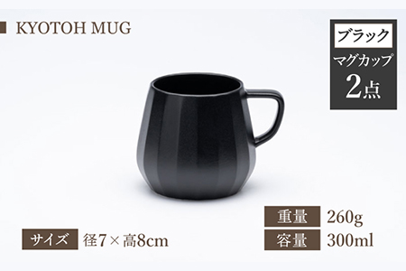 【美濃焼】 コーヒーサーバー × マグ セット〈ブラック〉KYOTOH POT × MUG【京陶窯業】食器 コーヒーカップ ポット シンプル おしゃれ  [TCO017]