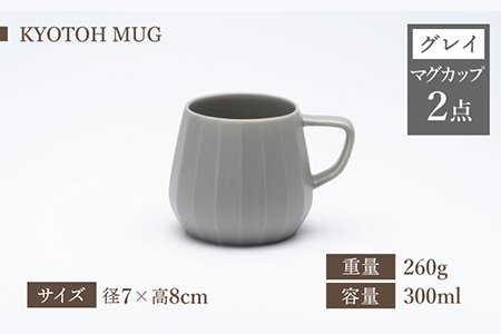 【美濃焼】 コーヒーサーバー × マグ セット〈グレイ〉KYOTOH POT × MUG【京陶窯業】食器 コーヒーカップ ポット シンプル おしゃれ  [TCO019]