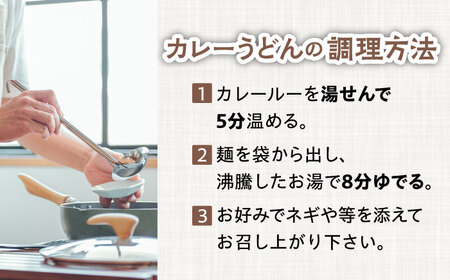 【12回定期便】【麺や八刻丸】 カレーうどん 4食セット 多治見市 / つむぎ カレーうどん 定期便 [TEF015]