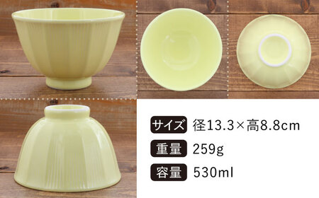 【美濃焼】 どんぶり 小 軽量13cm ストライプ 4色 セット 【丸半製陶所】食器 丼 ボウル [TDG012]