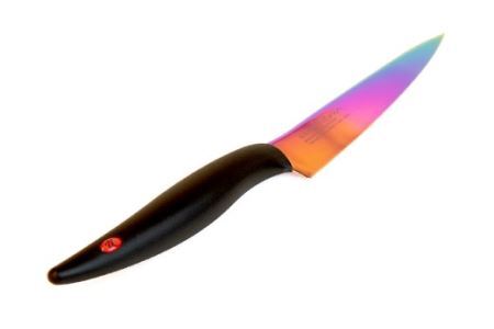 【高島屋選定品】<SUMIKAMA (スミカマ)> 霞 ペティナイフ(チタンコーティング)オパール 59E1511