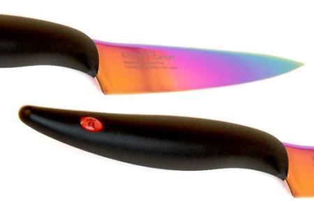 【高島屋選定品】<SUMIKAMA (スミカマ)> 霞 ペティナイフ(チタンコーティング)オパール 59E1511