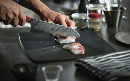 【和 NAGOMI】Damascus 三徳包丁 180mm【最長6ヶ月を目安に発送】