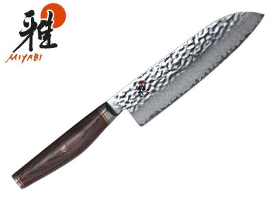MIYABI ミヤビ 「 6000MCT 三徳包丁 180mm 日本製 」多層鋼 槌目 包丁 岐阜県関市製【日本正規販売品】34074-181