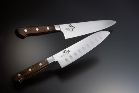 関孫六 べにふじ 三徳ディンプル 165mm H17-22