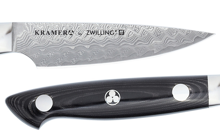 Zwilling ツヴィリング 「 ボブ・クレーマー ユーロ ステンレス パーリングナイフ 90mm 日本製 」 ダマスカス ペティ 果物 多層鋼  岐阜県関市製 【日本正規販売品】 Bob Kramer Paring Knife 34890-101 | 岐阜県関市 | ふるさと納税サイト「ふるなび」