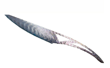 ダマスカスステーキナイフ ブロンズ