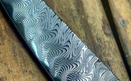 ダマスカスステーキナイフ ブラック