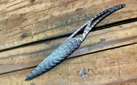 ダマスカスステーキナイフ ブラック