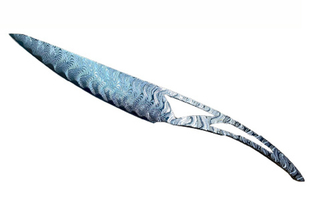 ダマスカスステーキナイフ ブラック