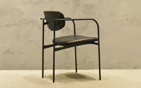 CRANK アームチェア 鉄フレームの軽やかな椅子 家具 イス いす おしゃれ オシャレ 鉄家具