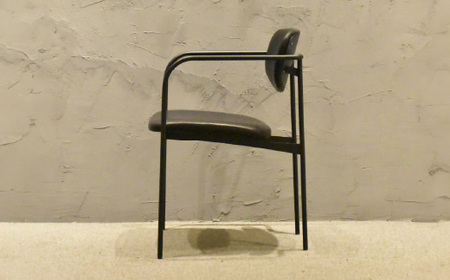 CRANK アームチェア 鉄フレームの軽やかな椅子 家具 イス いす おしゃれ オシャレ 鉄家具