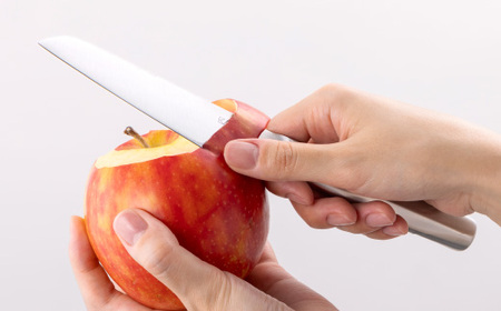 関孫六オールステンレスコンパクトナイフ　サヤ付き