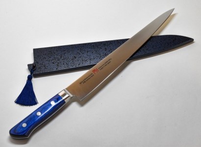 H55-11 剛シリーズ スライサー 245mm 木製鞘付き