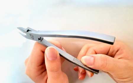 ニッパー爪切り【きでんじ 喜伝次 爪切り 穂 - おちぼ - 爪ヤスリ・レザーケース付き】 直刃