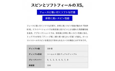 【2024年モデル】TOUR B XS パールホワイト 7ダース ～ゴルフボール ブリヂストン ツアービー まとめ買い 大量～