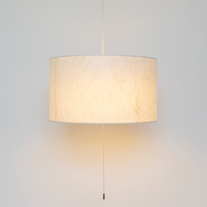 美濃和紙照明ペンダントライト　VPN2-1051　小倉流紙白　2灯　200Wまで対応　電球別売／照明器具　和風　和紙使用　筒型　2灯 　200Wまで対応　電球別売