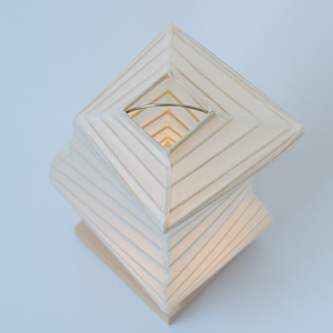 美濃和紙照明LEDテーブルライト HB-28NA 薄柳 コードレス 電池・USBアダプター付/照明器具 和風 和紙使用 コードレス 電池式 USB対応 電池式