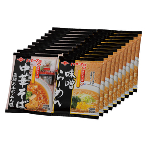 ノンカップ麺中華そば・味噌らーめんセット各10食