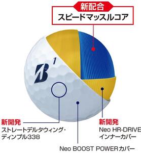 2025年モデル】ゴルフボール TOUR B JGR パールホワイト 4ダース