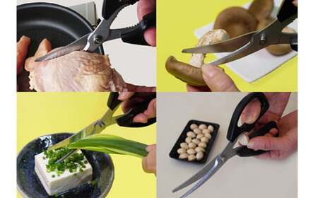刃先を浮かせて置けるキッチンバサミ＆厚切り薄切りワイドピーラー