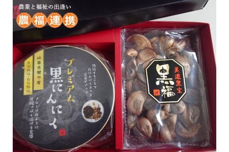 「出逢いに感謝」セット ~プレミアム黒にんにくと黒にんにく【黒福】~ G17-03