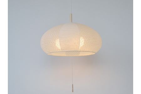 D33-09 【和紙照明】3灯ペンダントライト ドーム SPN3-1019 揉み紙×小梅白