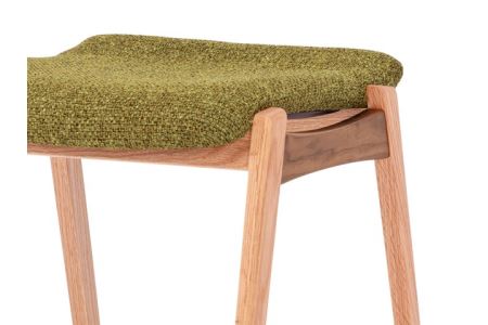 イグナイト スツール【オーク＆ウォルナット材】JIG-DSX192 PNO+W/DバトンYG