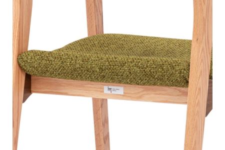 イグナイト ダイニングチェア (肘付)【オーク＆ウォルナット材】JIG-DCX191A PNO+W/DバトンYG