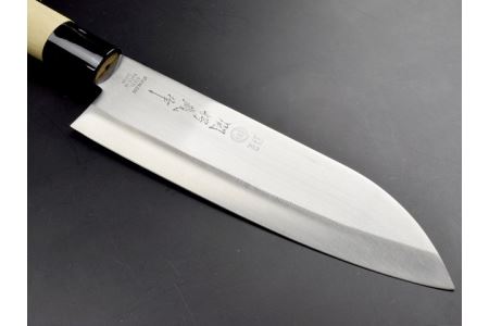 H7-167 関鍔蔵作 白木 三徳包丁