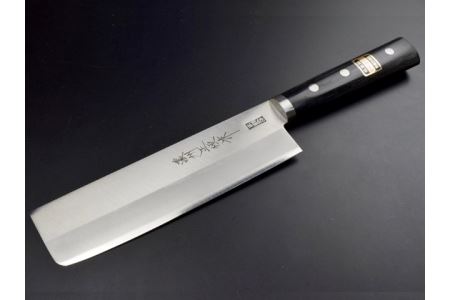 H20-17 DPクラッド薄刃包丁165mm 濃州正恒作 丸口金付 (C-123M)