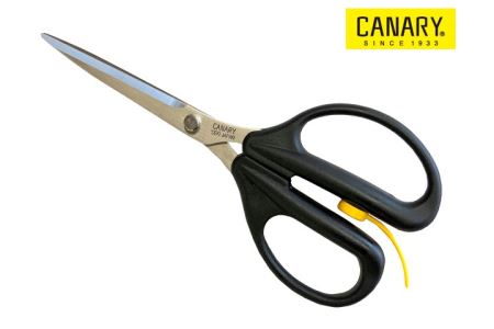 アームレスラーロング刃 はさみ キャップ付き （AW-185L） ～ハサミ パッチワーク スラッシュキルト 工作 人形作り フラワーアレンジメント プラスチック 籐細工 粘土細工 スクラップブッキング 工具 鋏 メーカー直送 CANARY 長谷川刃物 工具 工具用品 工具ハサミ～