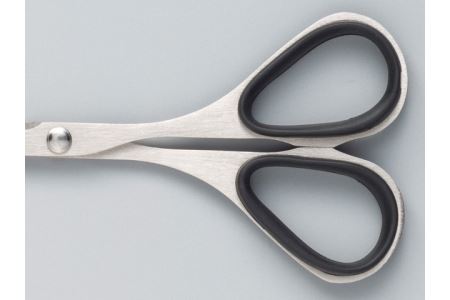 H6-141 ALLEX スリム100【ブラック】スリムはさみ（11161B）