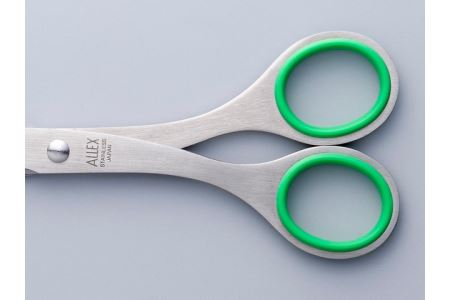 H8-174 ALLEX 事務用はさみ(中)【左手用】(S-165L 11149)