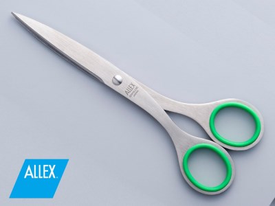 H8-174 ALLEX 事務用はさみ(中)【左手用】(S-165L 11149)