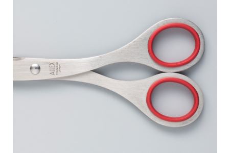 H8-176 ALLEX 事務用はさみ（大）【レッド】（ S-185 11103R）