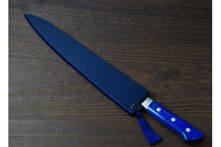 H55-16 剛シリーズ スライサー 245mm 木製鞘付き【左利き用】