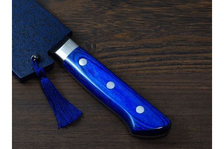 H37-07 剛シリーズ ぺティーナイフ 150mm 木製鞘付き【左利き用】