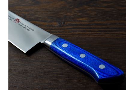 H44-26 剛シリーズ 三徳包丁 180mm 木製鞘付き【左利き用】