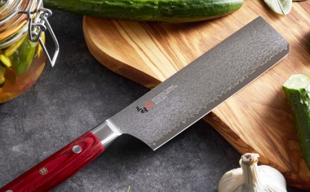 三昧 クラシック プロ ダマスカス 紅蓮 菜切包丁 165mm