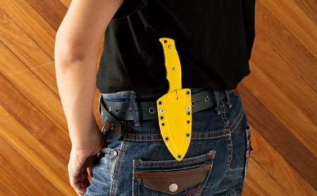 H47-01 サビナイフ5ワイルドハンター直刃(ブラック)